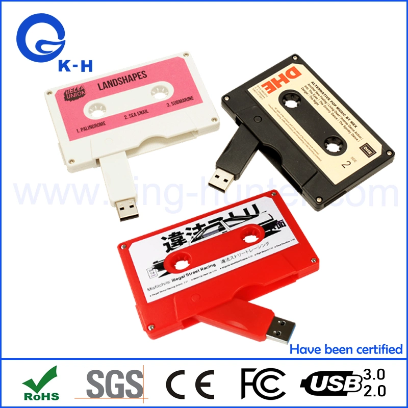 Nostalgic Magnetic Tape USB Thumb Drive 3.0 16GB Cassette 8GB 4GB