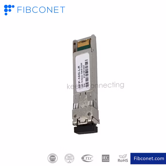 10g 1310nm Lr Optical Single Mode Fiber Optic Transceiver Module SFP