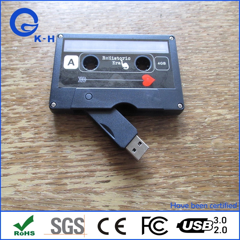 Nostalgic Magnetic Tape USB Thumb Drive 3.0 16GB Cassette 8GB 4GB