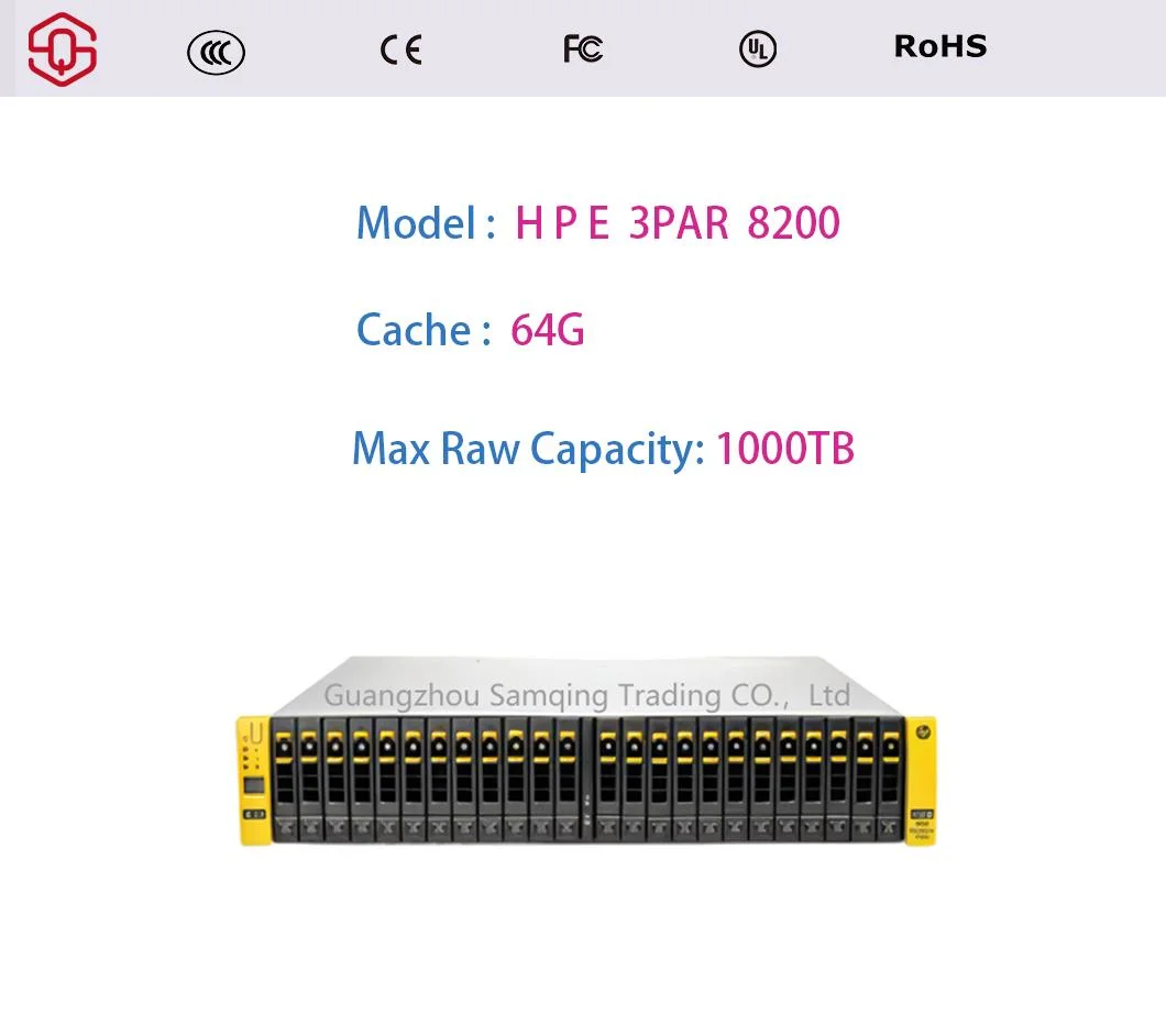 3PAR 8200 Two Node Storage System Disk Array, High Performance, High Capacity, High Availability