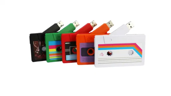 Cadeau promotionnel 16g Cassette USB Stick 2.0 Flash Drive