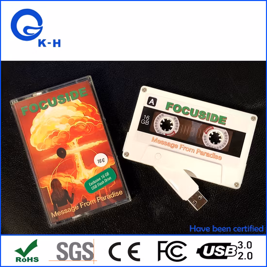 Gadget Cassette USB Memory Stick Tape Thumb Drive 1 Go 2 Go