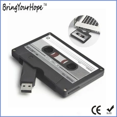 Clé USB en forme de cassette rétro avec logo (XH